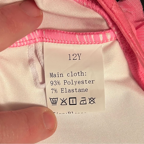 J.E. Sterguard Girls Two-Piece Bikini – Pink, size 12Y - Picture 5 of 7